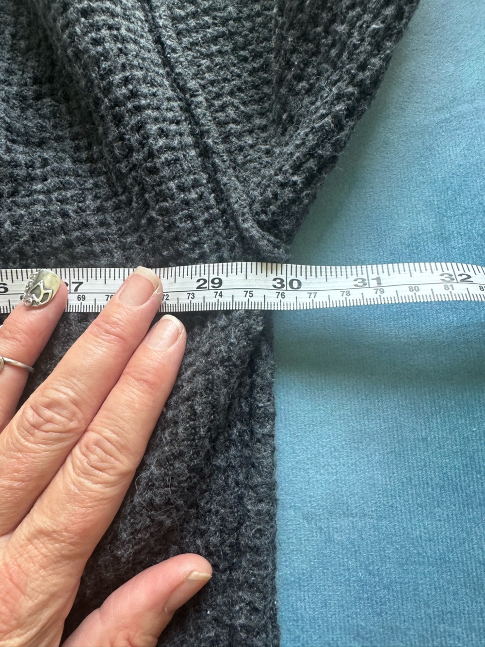 aerie Charcoal Oversized Crewneck Sweater - Picture 8 of 8